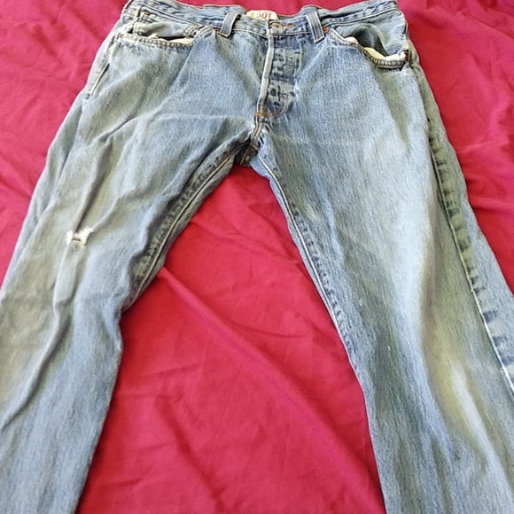 Bundle of 4 pairs of original levi 501 jeans - Picture 4 of 8